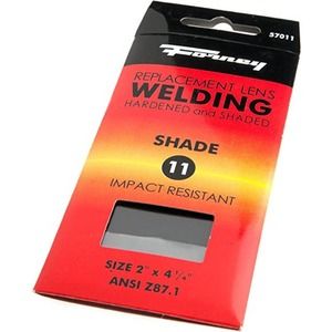 Forney #57011 Replacement Welding Lens; Shade 11; 4-1/4" x 2"; NIP